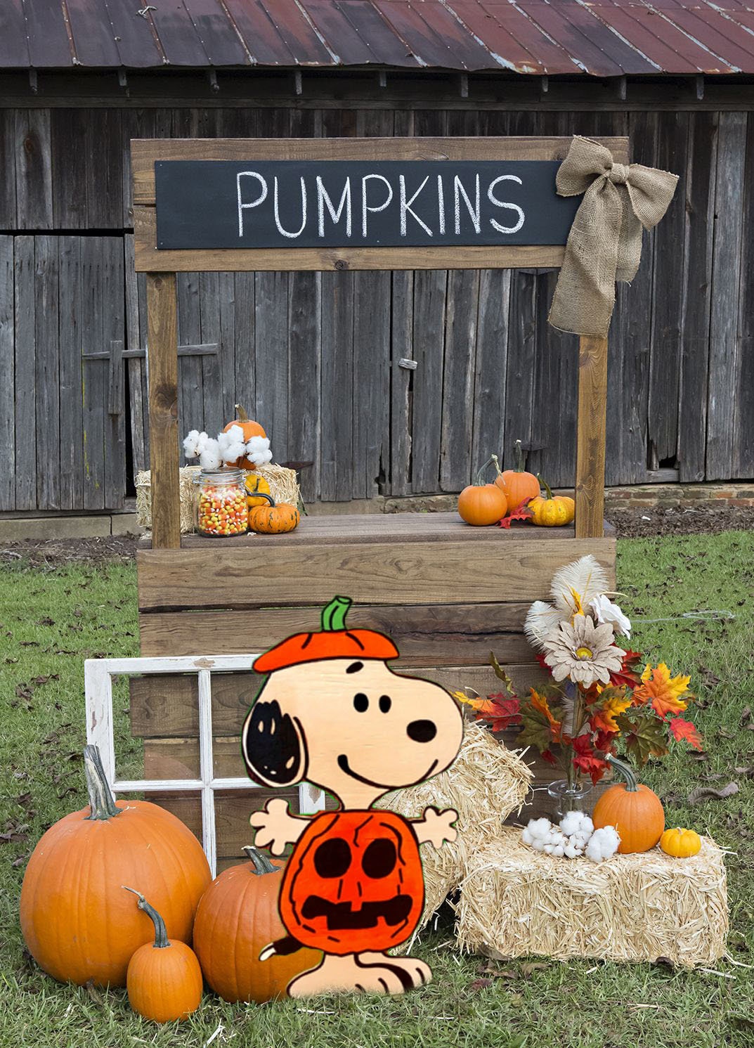 Snoopy halloween yard art/Peanuts yard art/ Peanuts yard Etsy