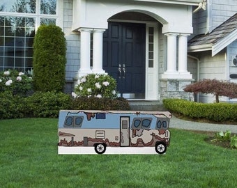 Hand Painted National Lampoon's Christmas Vacation Cousin Eddy RV yard art/ Christmas yard art/ National Lampoon/Cousin Eddy
