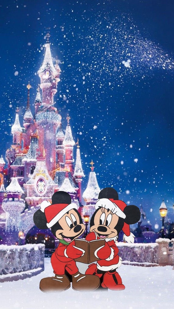 Disney Mickey And Minnie Christmas Yard Art Set Disney Yard Etsy 日本