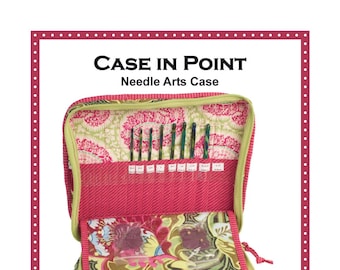 By Annie Pattern- Case In Point- Needle Arts Case Sewing Pattern- Sewing/Knitting/Crochet Storage Organizer-PBA229