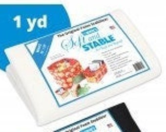 ByAnnie Soft and Stable-1 Yard-36 x 58 inches-By Annie Flexible foam fabric stabilizer- Purses totes bags interfacing