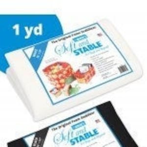 ByAnnie Soft and Stable-1 Yard-36 x 58 inches-By Annie Flexible foam fabric stabilizer- Purses totes bags interfacing