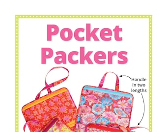 By Annie Pattern-Pocket Packers-Packing Organizer Sewing Pattern-4 Styles-PBA284