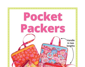 By Annie Pattern-Pocket Packers-Packing Organizer Sewing Pattern-4 Styles-PBA284