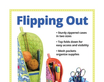 By Annie Pattern- Flipping Out- Crafting Tool Sewing Pattern-Pencil/Needle/Scissor/Sewing Case-PBA287
