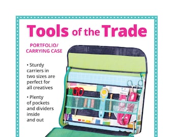 By Annie Pattern-Tools of the Trade- Ruler/Cutting Mat/Laptop/Sketchbook Tote Sewing Pattern-PBA294