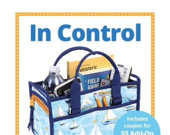 By Annie Pattern- In Control- Organizer Caddy Sewing Pattern- Clutter Control Bag- PBA283