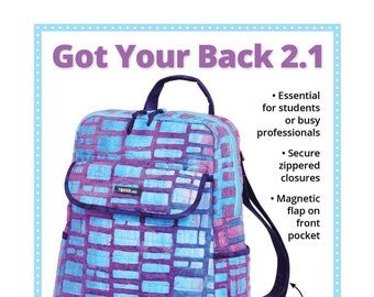 By Annie Pattern-Got Your Back 2.1-Backpack Sewing Pattern-PBA198-2.1