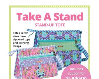 By Annie Pattern-Take A Stand-Stand Up Tote Bag Sewing Pattern-PBA273