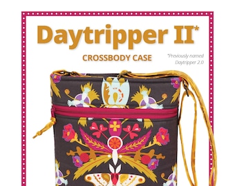 By Annie Pattern-Daytripper 2.0-Crossbody Case Sewing Pattern-Crossbody PursePBA241-2