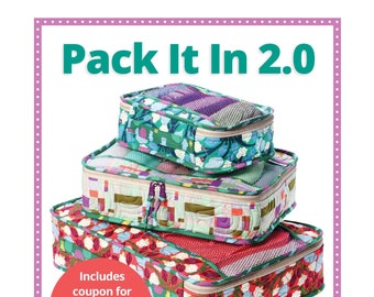 By Annie Pattern-Pack It In 2.0-Packing Cubes Sewing Pattern-3 Sizes-PBA253-2