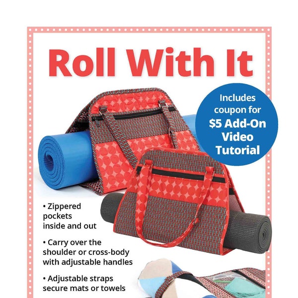 By Annie Pattern-Roll With It-Yoga Bag/Tote Sewing Pattern-PBA277