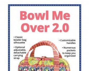 By Annie Pattern-Bowl Me Over 2.0- Bowler Style Purse Sewing Pattern-PBA249-2
