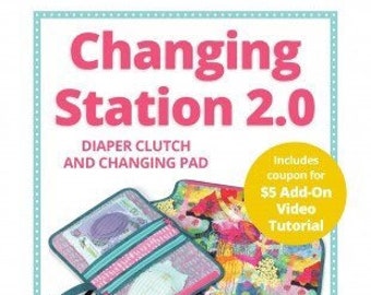 By Annie Pattern- Changing Station 2.0- Baby Travel Changing Pad-Diaper Clutch- Sewing Pattern-PBA255-2