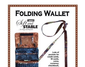 By Annie Pattern-Folding Wallet-Cross Body Bag-Travel Purse Sewing Pattern-PBA014
