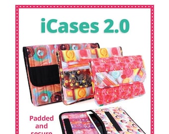By Annie Pattern- iCases 2.0- Tablet Case/Pouch- 4 Sizes-Electronic Device Travel Case - PBA218-2