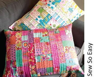 Lynne Wilson Designs-Snuggle Pillows-Quilted Pillow Sewing Pattern