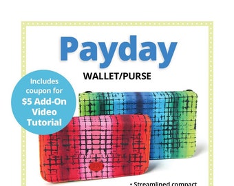 By Annie Pattern-Payday-Wallet/Purse Sewing Pattern-2 Sizes-PBA302