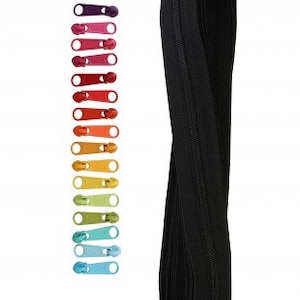 Zipper By The Yard-4 Yards 16 Pulls- ByAnnie zipper- Nylon Coil Zipper-By Annie #4.5 zipper-You pick color