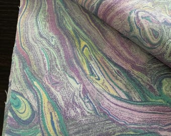 Pastel swirl fabric remnant-rainbow geode-1/4yard-0.25 yards