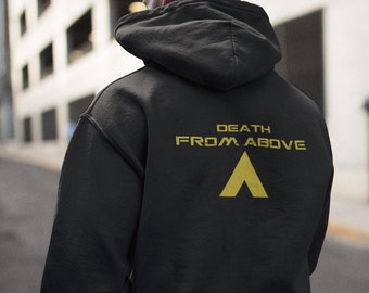 BattleTech Death from Above Graphic Hoodie | Gifts for Gamers