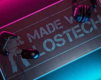 Battletech Mechwarrior Made with Losttech | Desk Mat | Gifts for Gamers | XL Computer Mat