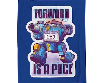 Urbie Derby | Battletech | Mechwarrior |  Velveteen Plush Blanket - Cozy Throw