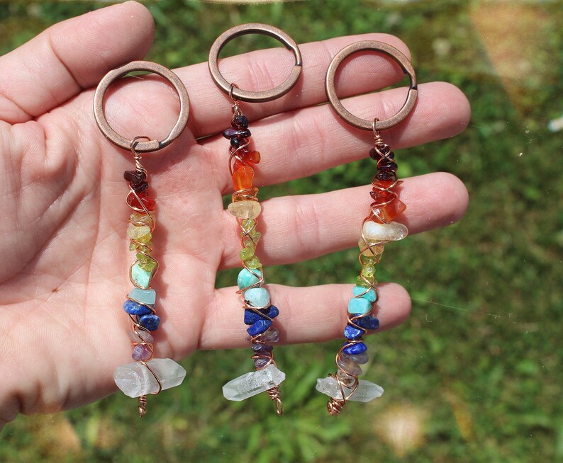 Chakra Keychains copper