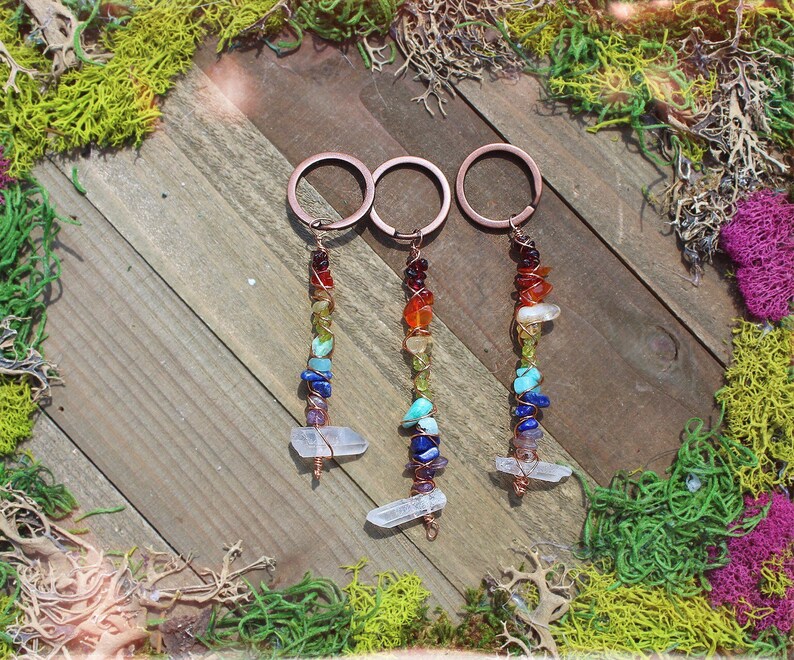 Chakra Keychains copper