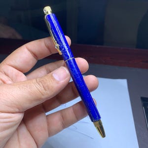 Lapis pen, lapis lazuli pen pointer, Natural Color lapis pen, Handmade gemstone pen, anniversary gift, birthday gift, Gift for boss, DIY gif
