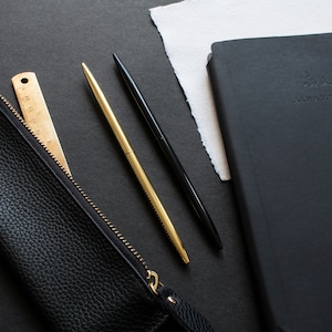 Black & Gold Bullet Ballpoint Pens