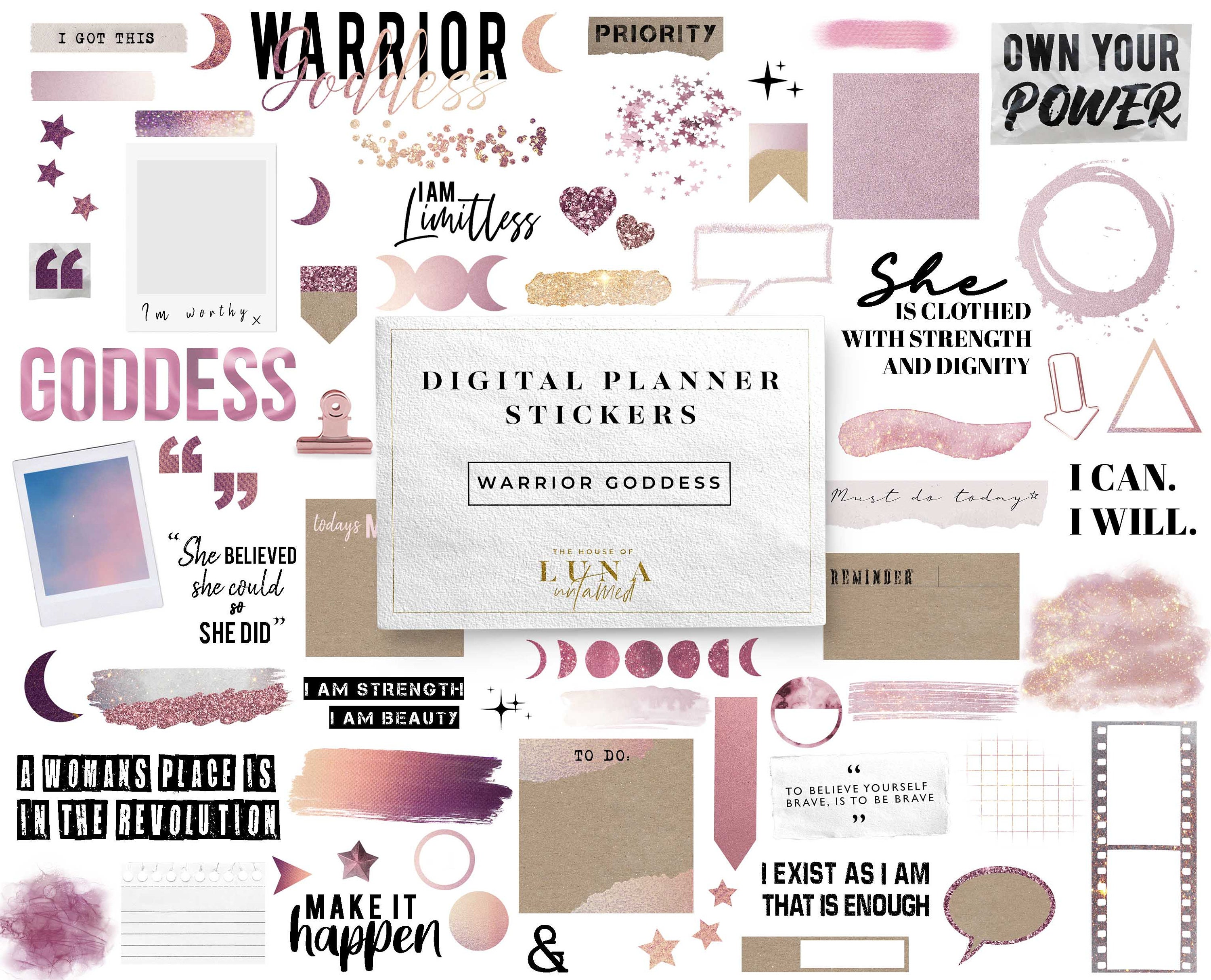 Planner Goddess Decals