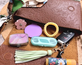 Everything But The Bag Bundle | Purse Essentials Kit | Cute Bag Accessories Set | Gift for Her | Travel Must Haves | Self Care Bundle