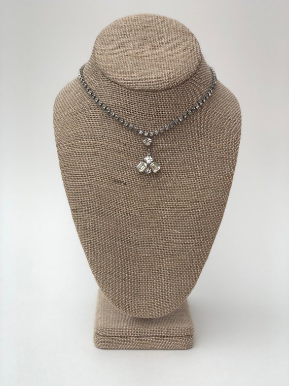 Vintage 1950s-1960s Rhinestone Necklace - image 1
