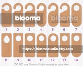 Door hanger SVG, Door knob hanger svg, Laser cut files, Door hanger template, Doorknob hanging sign bundle, Commercial use, EPS Ai PNG Jpg