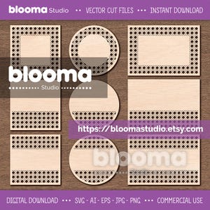 Rottingnamnskylt SVG, Välkomstdörrskylt SVG, Rund träskylt SVG, Namnskylt för bebis SVG, Rottingskyltpaket SVG, Laserskurna filer, Eps Png Jpg