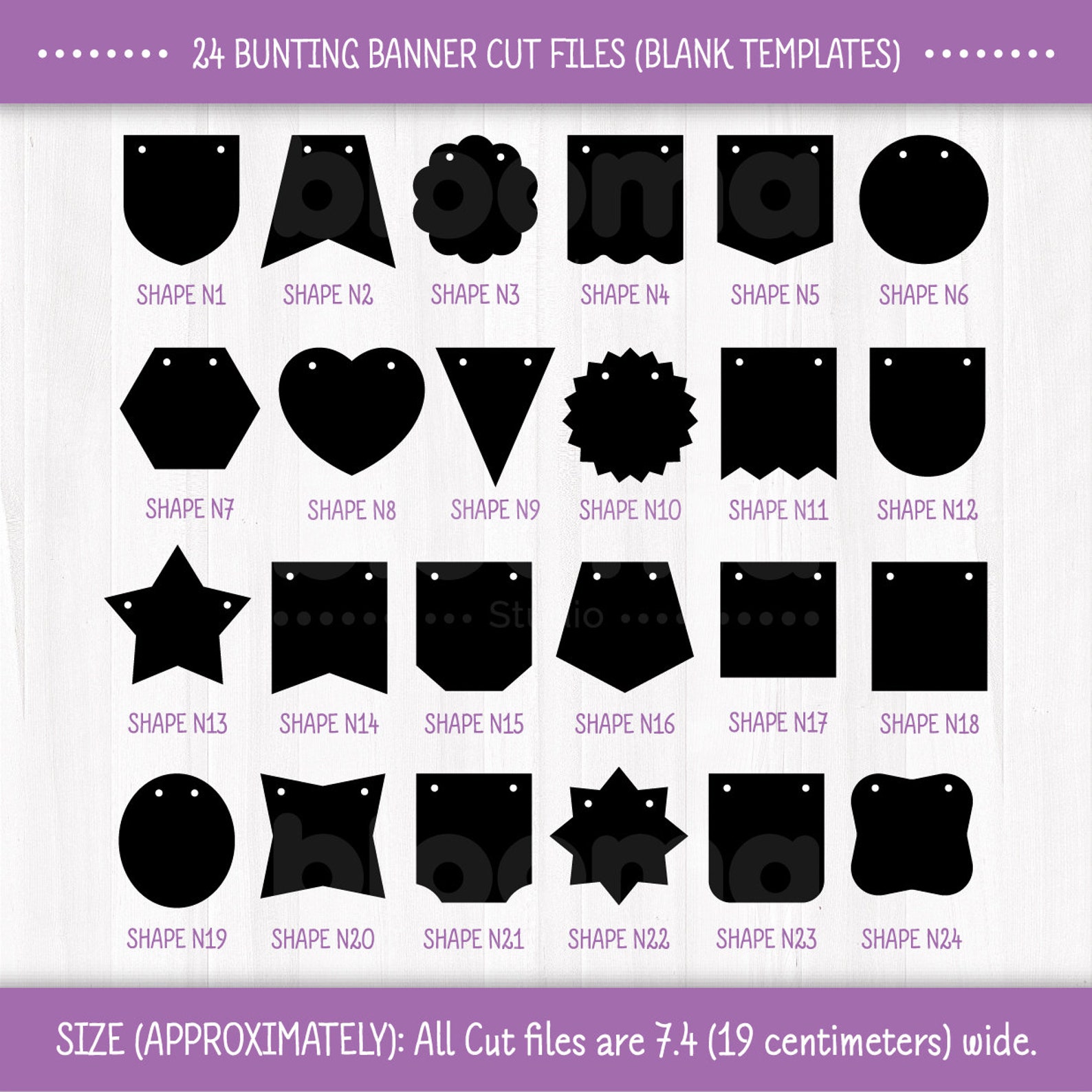 Birthday banner SVG, Banner flag svg, Printable banner, Laser cut files ...