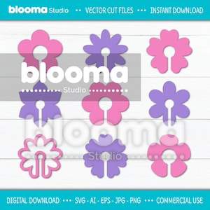 Flower glass marker tags Svg, Drink tag svg, Flower glass name tags, Party decoration laser files, Spring decor svg, Commercial use, Eps Png