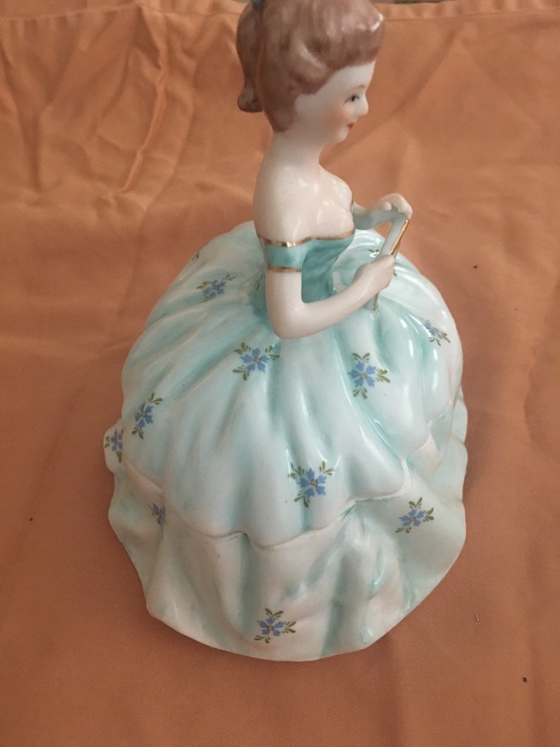 Vintage porcelain powdertrinket box