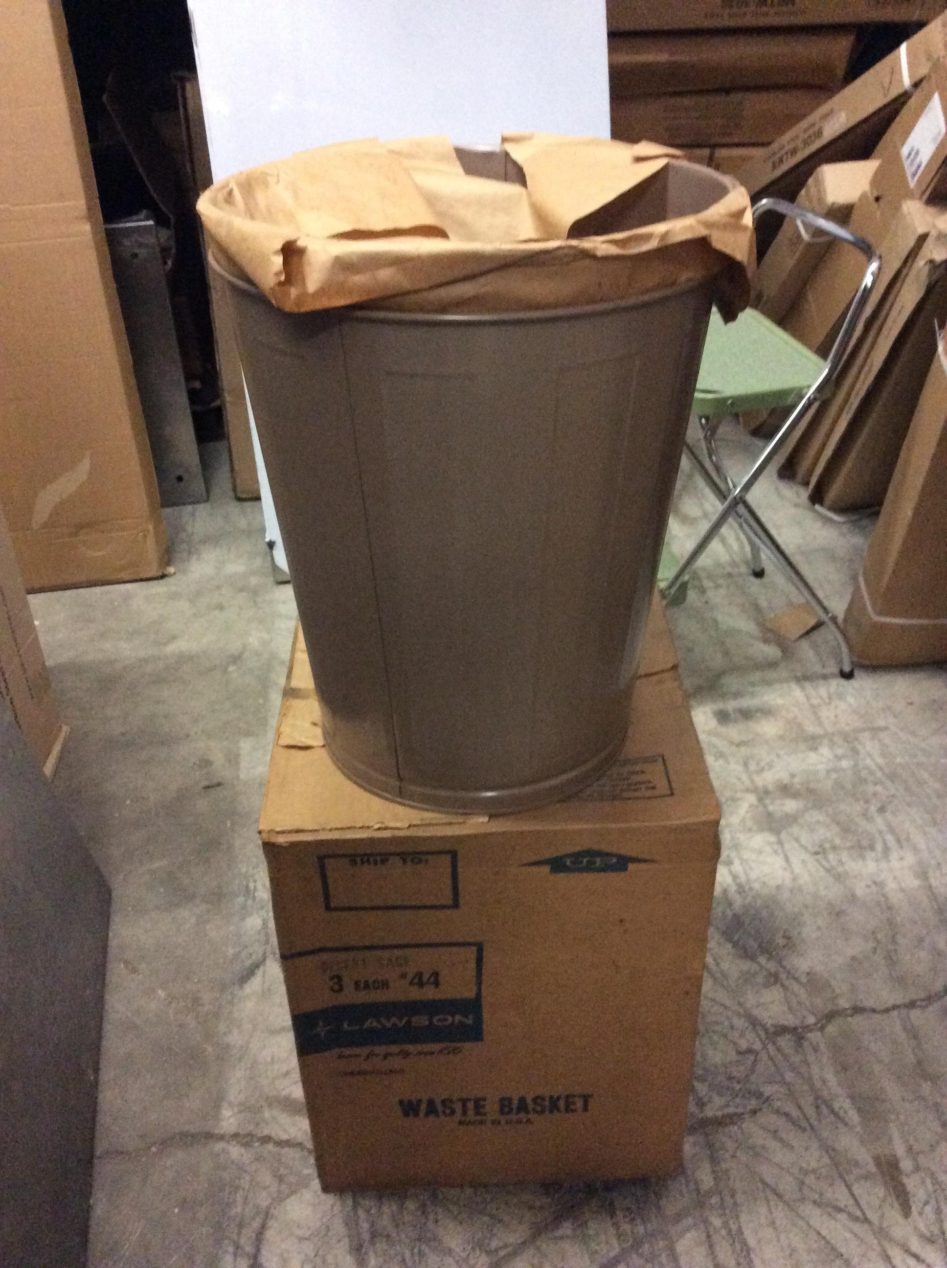 Brand New Vintage Retro Decor Lawson 44 Large Metal Trash Can Etsy