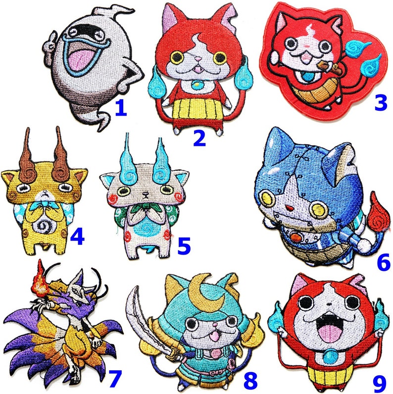 Yokai Yo Kai Watch Sign Badge Emblem Patch Iron on Applique | Etsy