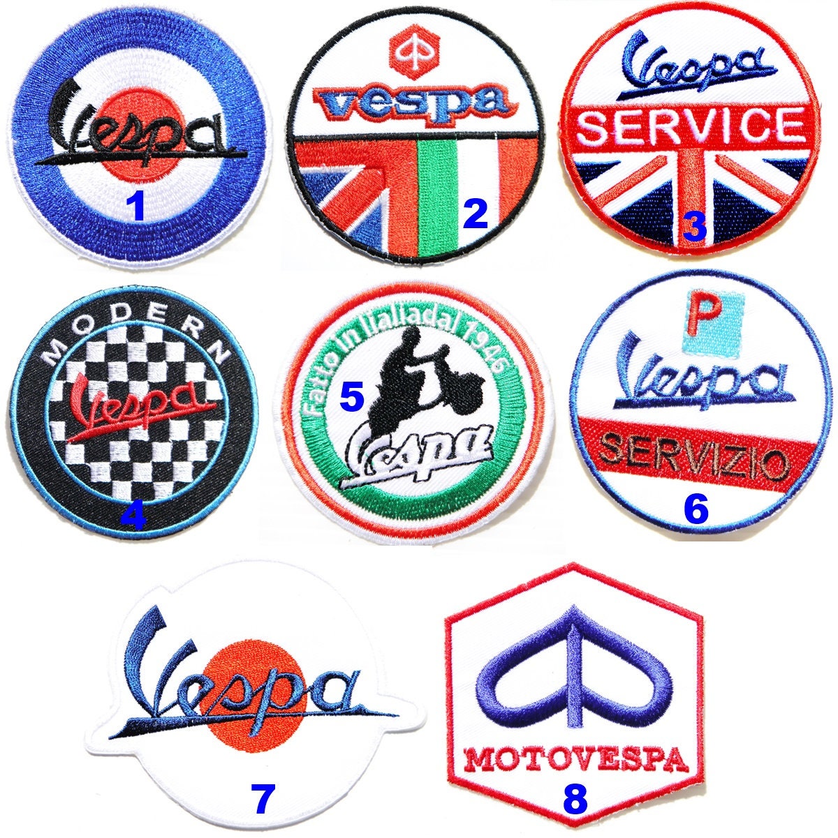 Iron or Sew on The Who Embroidered Back Patch Mod Ska Vespa Lambretta