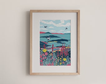 I move to keep things whole - The Kerry Way hiking print