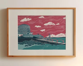 Seapoint, Dublin - Impressão artística