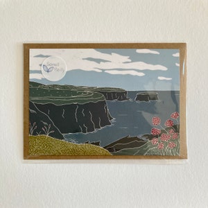 Kilkee Cliffs Greeting Card