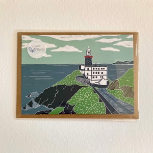 Cartão de felicitações do farol de Baily