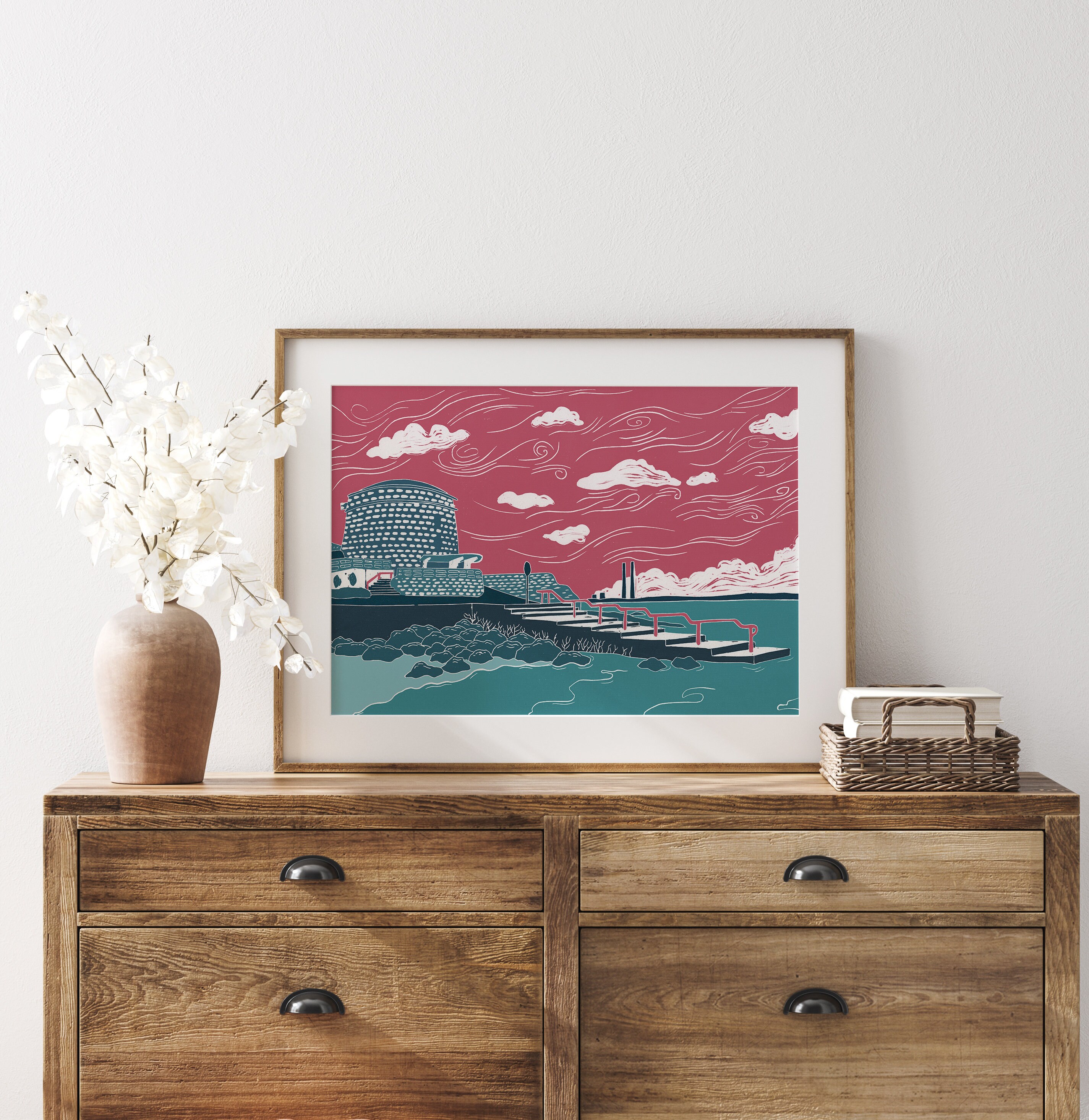 Seapoint Dublin Art Print Etsy UK