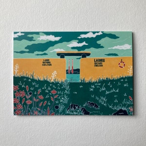 Of Song and Sea - Bull Island greeting card