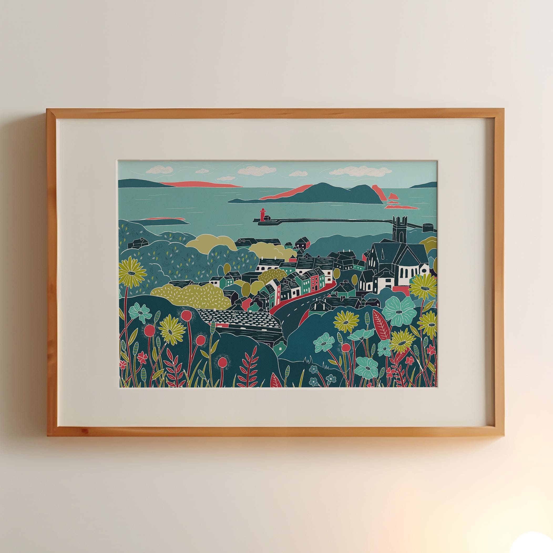Irlands Auge, Howth - Kunstdruck
