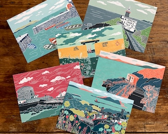 Irish Landscape Postcards, Postcrossing postcards, Snail mail, Pen pal, Landscape postcard, Art postcard set, Postcard Pack, Wall decor